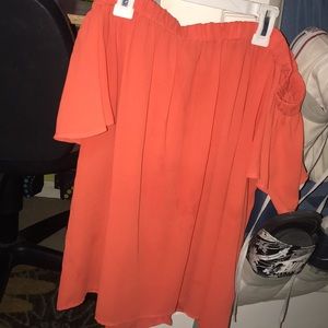 off the shoulder shirt